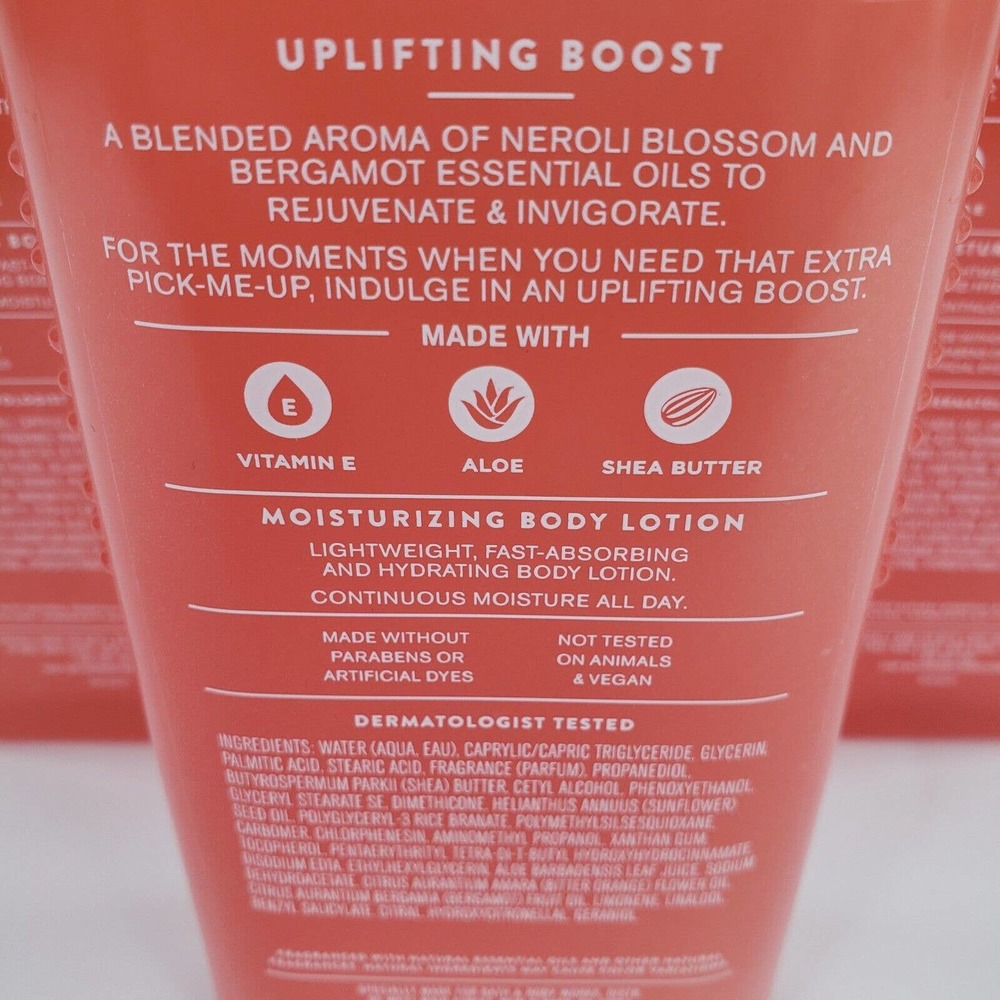 3 Bath & Body Works UPLIFTING BOOST Neroli Blossom Bergamot Pump Body Lotion - Picture 4 of 5